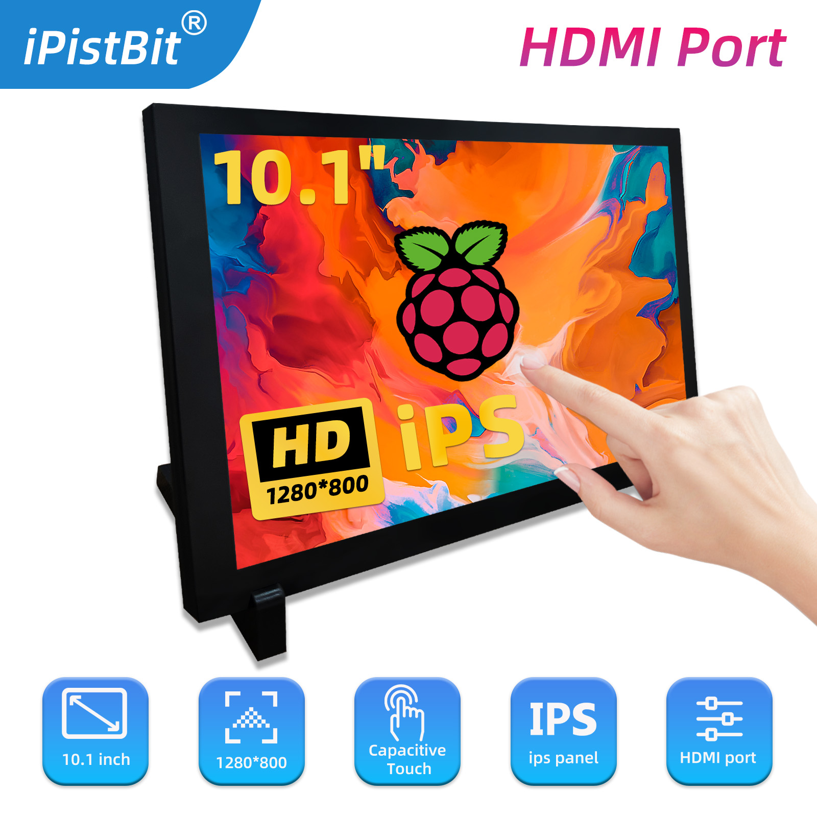 10.1 inch HDMI Capacitive Touc - Raspberry Pi 10.1 Inch Capacitive Touch Screen Ips 评论和价格