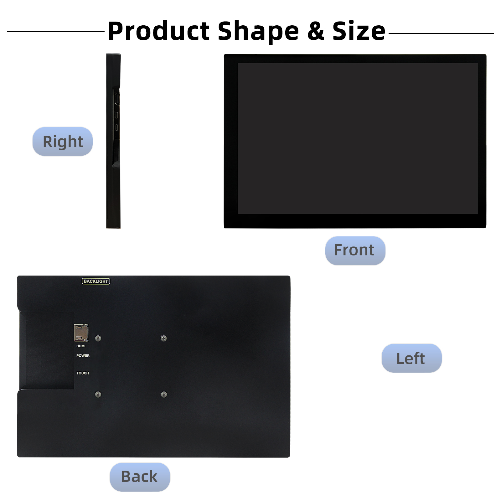10.1 inch HDMI Capacitive Touc - Raspberry Pi 10.1 Inch Capacitive Touch Screen Ips 评论和价格