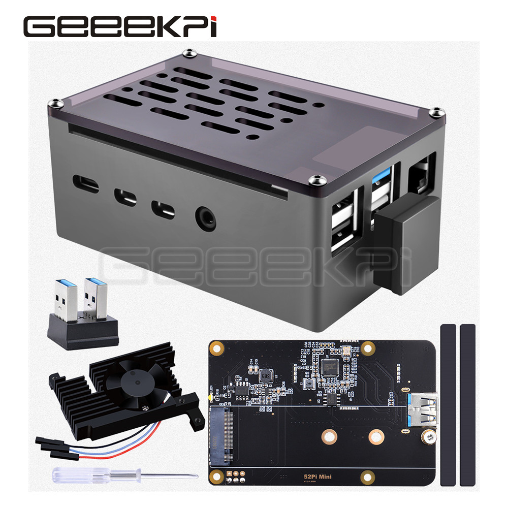 GeeekPi  Aluminum Brick Case B - Argon One V3 M.2 Nvme Case 评论和价格